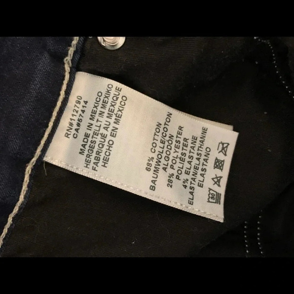 True Religion Dark Wash Curvy Contour Skinny Jeans Size 26 - Picture 14 of 15